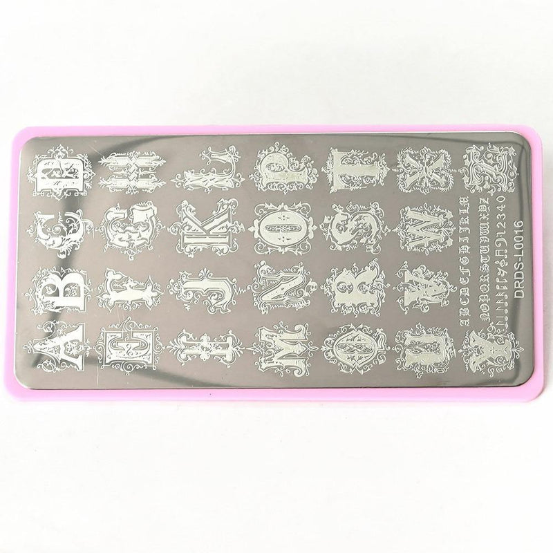 Placa de Desenhos Para Nail Art - Stylish - Magazine All In