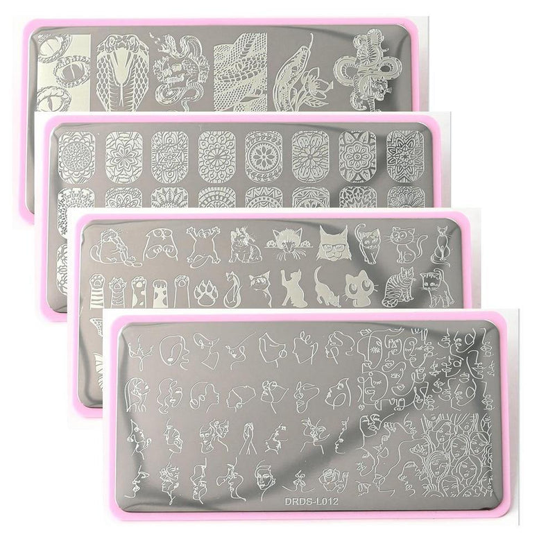 Placa de Desenhos Para Nail Art - Stylish - Magazine All In