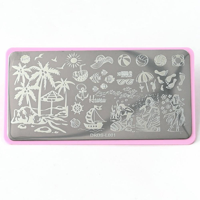 Placa de Desenhos Para Nail Art - Stylish - Magazine All In