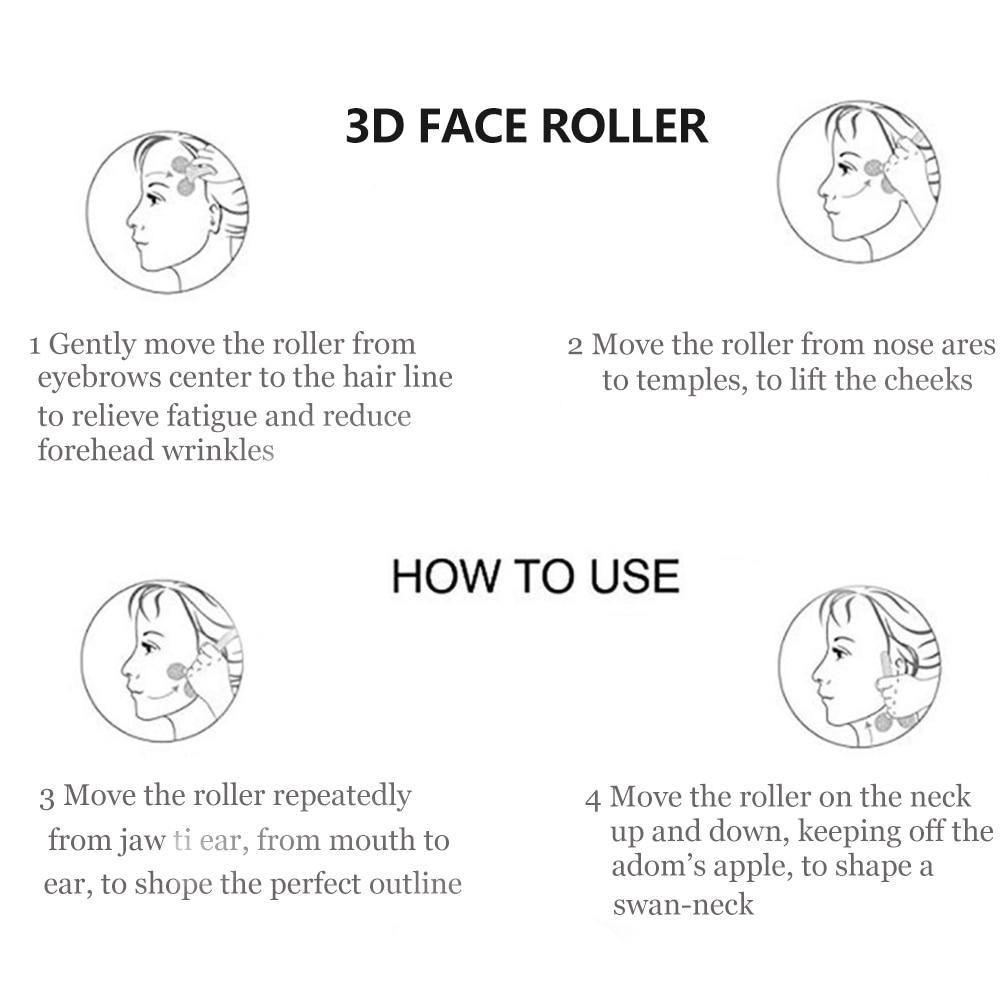 Massageador Facial - Estilo Roller - Magazine All In